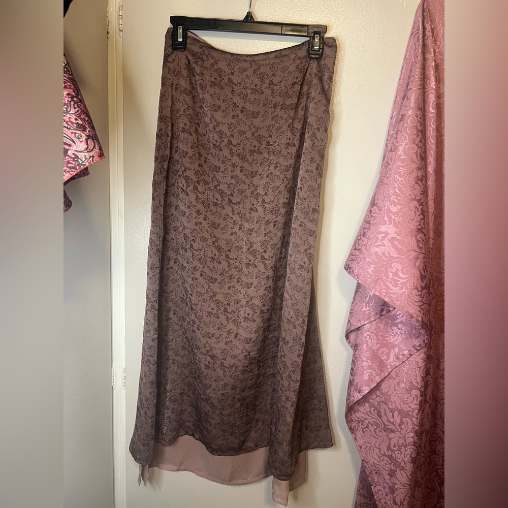 Etam- Floral Patterned Pink Skirt